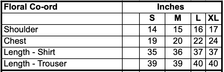 Cotton Floral Coord Set